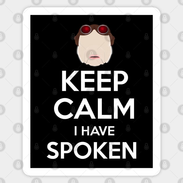 Calm speech Sticker by Thisepisodeisabout